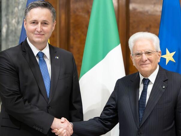 Bećirović s predsjednikom Italije: Neustavni zakoni RS su neprihvatljivi