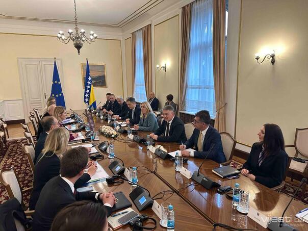 Počeo sastanak Kallas s članovima Predsjedništva BiH