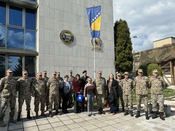 Predstavnici NATO štaba iz Brisela posjetili kasarnu Rajlovac