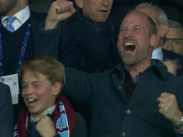 Princ William euforično proslavio gol omiljenog kluba u Ligi prvaka