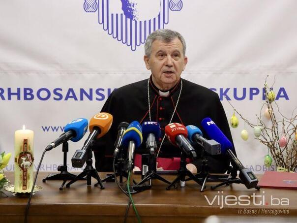 Vrhbosanski nadbiskup Vukšić: Mir mora biti sačuvan