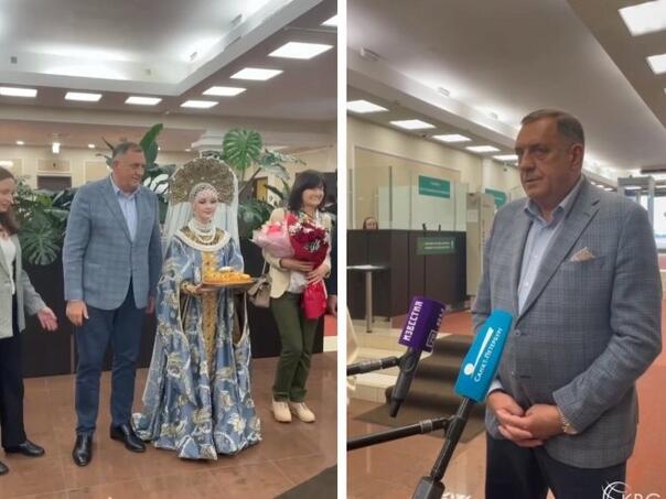 Dodik opet napustio BiH, stigao u Rusiju sa suprugom