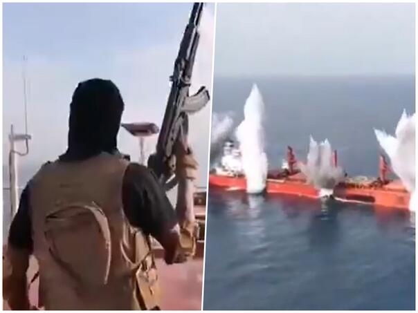 Objavljena dramatična snimka: Huti upali na brod pa ga digli u zrak i potopili