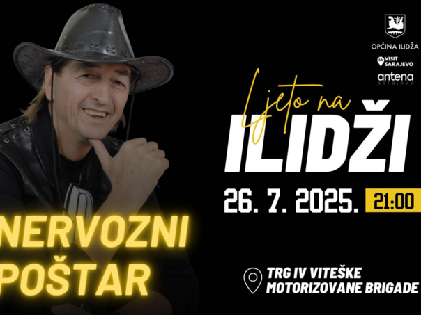 Večeras koncert grupe Nervozni poštar na Ilidži