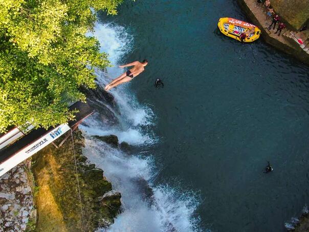 Deseti međunarodni skokovi s vodopada u Jajcu 8 i 9. augusta