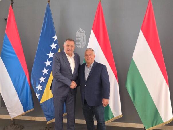 Dodik posjetio prijatelja Orbana: “Naša borba je ista”