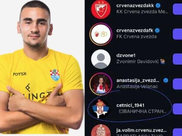 Hrvatski klub otjerao igrača jer je lajkovao stranicu “Četnici 1941”