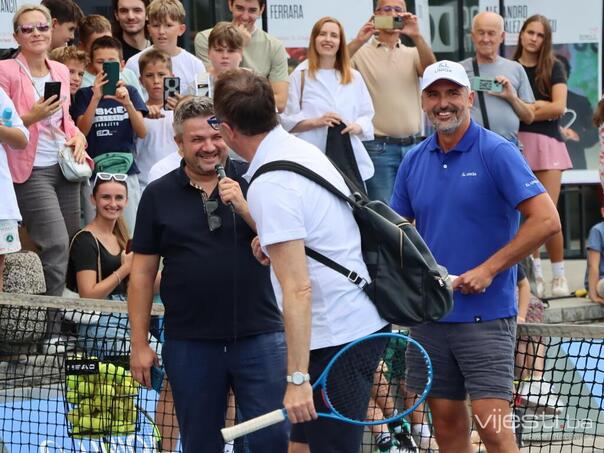 Ivanišević igrao tenis u sklopu Sarajevo Film Festivala, sjajno raspoložen
