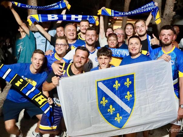 Limassol u bojama bh. zastave: Navijači spremni za meč sa Italijom