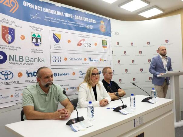 Na teniskom turniru “Open RTC Barcelona 1899 – Sarajevo 2025” više od 100 takmičara iz 23 države