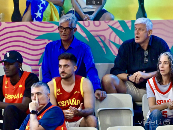 Otac Luke Garze na meču BiH – Španija