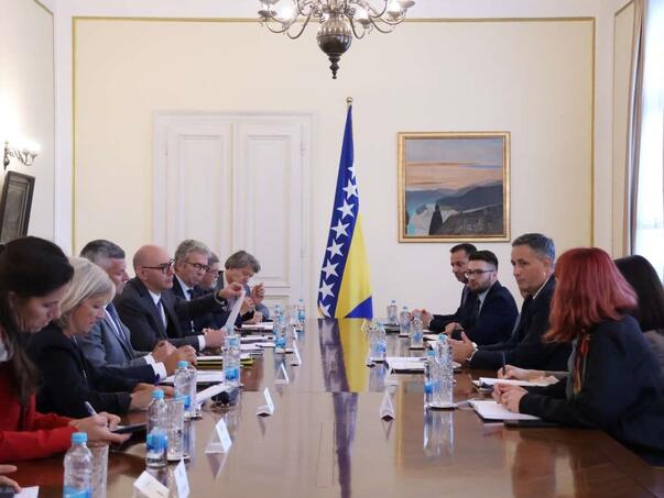 Bećirović s predstavnicima Evropskog parlamenta: Podrška procesu evropskih integracija BiH