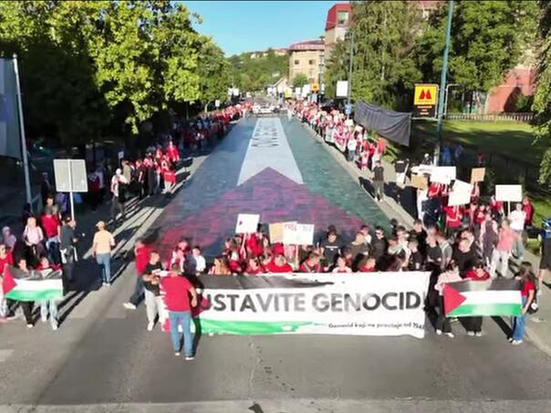 Hadžići u znaku solidarnosti: Održana protestna šetnja “Glas za Palestinu”