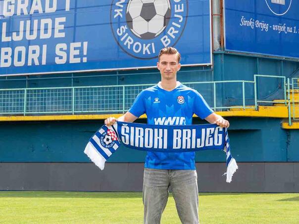 NK Široki Brijeg predstavio pojačanje, stigao Luca Butković