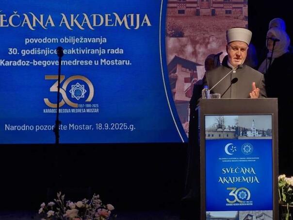 Reis Kavazović: Odgoj i obrazovanje mladih je najčasniji zadatak