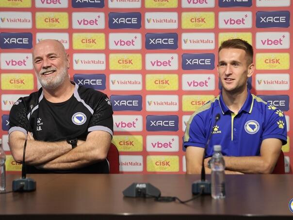 Barbarez i Memić optimistični pred Maltu: Idemo na pobjedu