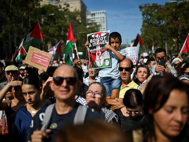 Masovni protesti za Gazu u Barceloni: Marširalo 300.000 ljudi