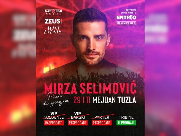 Mirza Selimović stiže u Tuzlu: Mejdan u znaku sjajne muzičke energije