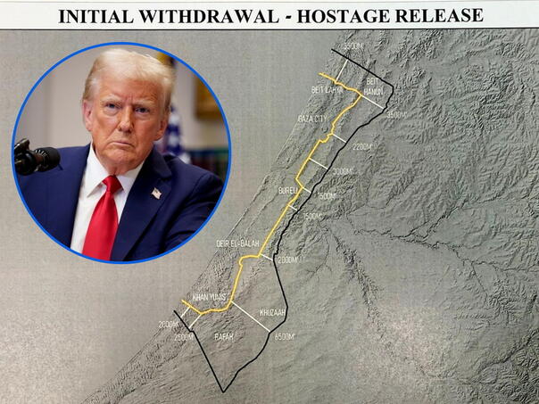 Trump: Izrael se složio s linijom povlačenja, kad Hamas potvrdi primirje stupa na snagu