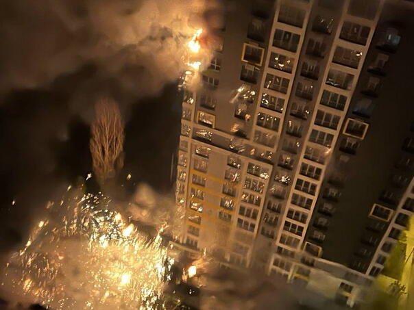 Rusija napala Kijev stotinama dronova i projektila