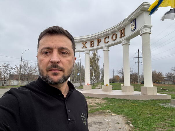 Zelenski posjetio Herson na treću godišnjicu ponovnog zauzimanja grada