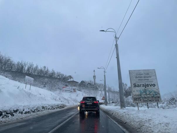 Sutra oblačno vrijeme, u Bosni kiša, na planinama snijeg