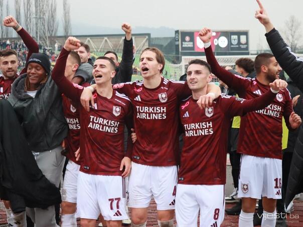 Veliko slavlje navijača i fudbalera Sarajeva: "Šuti, samo šuti…"